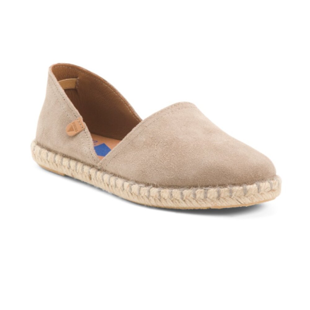 VERBENAS Suede Espadrille Flats
